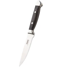 Viking Steakhouse Pakka Wood 6-Piece Black Steak Knife Set with Commemorative Box