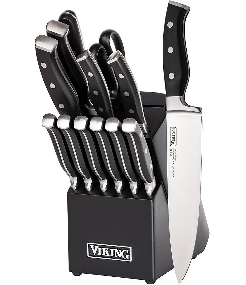 Viking Viking 14-Piece Cutlery Set with Black Block