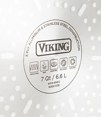 Viking Viking 3-Ply Black 11-Piece Stainless Cookware Set