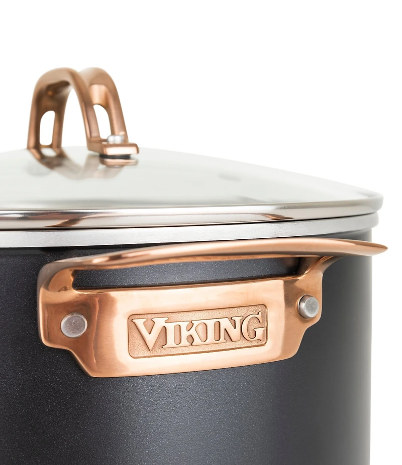 Viking Viking 3-Ply Black 11-Piece Stainless Cookware Set