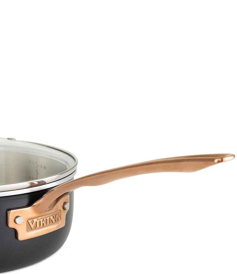 Viking Viking 3-Ply Black 11-Piece Stainless Cookware Set