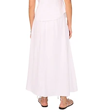 Vince Camuto A-Line Linen Blend Maxi Skirt