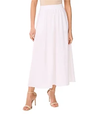 Vince Camuto A-Line Linen Blend Maxi Skirt