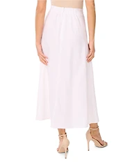 Vince Camuto A-Line Linen Blend Maxi Skirt