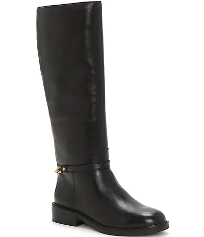 Vince Camuto Adria Leather Link Hardware Tall Riding Boots