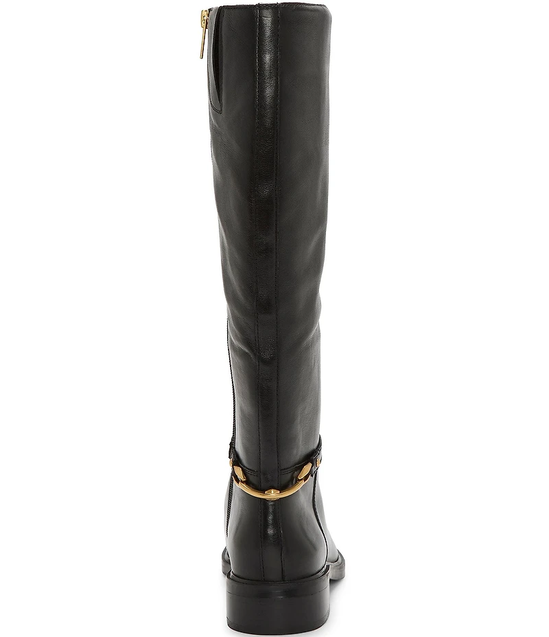 Vince Camuto Adria Leather Link Hardware Tall Riding Boots