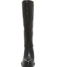 Vince Camuto Adria Leather Link Hardware Tall Riding Boots