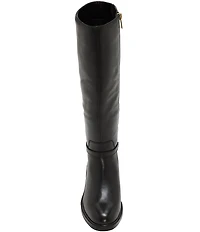 Vince Camuto Adria Leather Link Hardware Tall Riding Boots