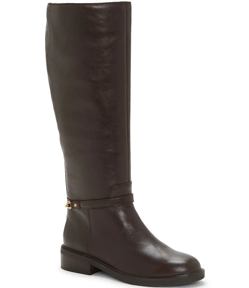 Vince Camuto Adria Leather Link Hardware Tall Riding Boots