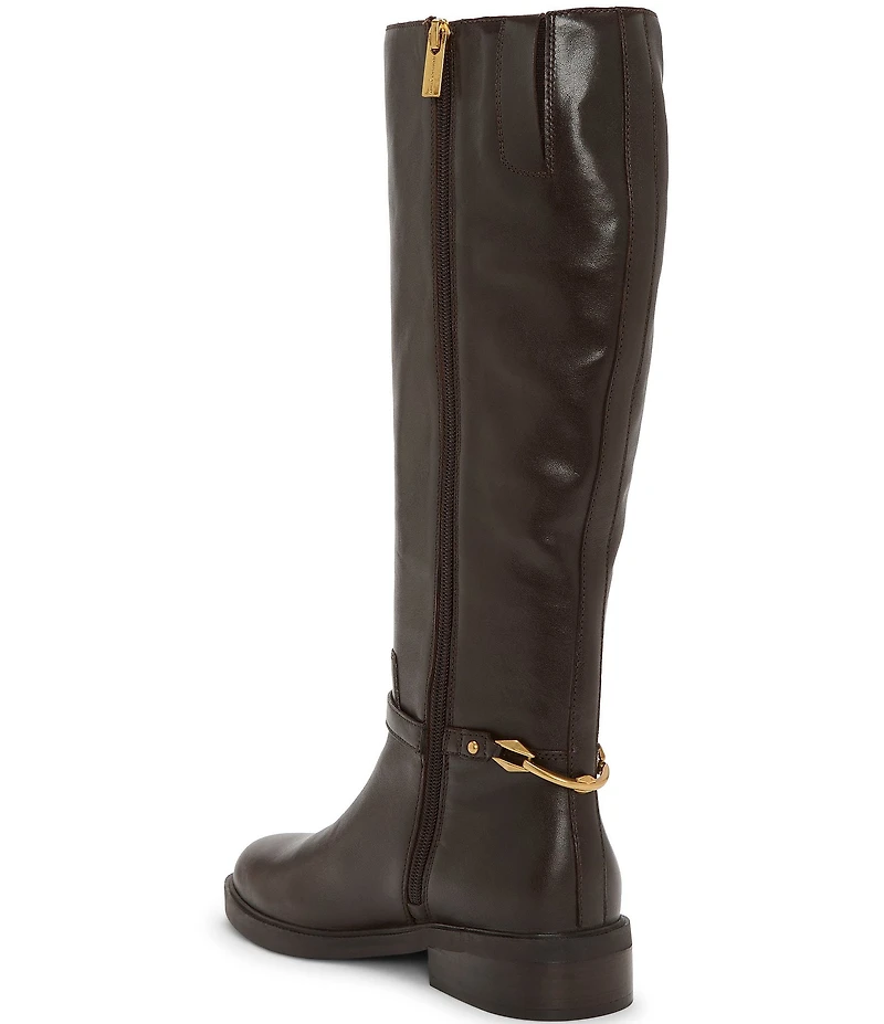 Vince Camuto Adria Leather Link Hardware Tall Riding Boots