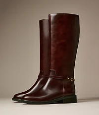 Vince Camuto Adria Leather Link Hardware Tall Riding Boots