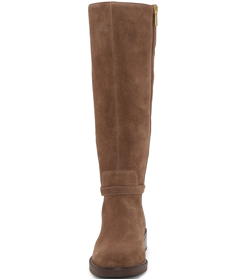 Vince Camuto Adria Suede Link Hardware Tall Riding Boots