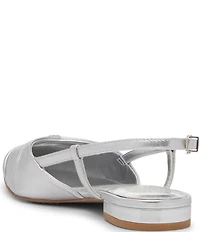 Vince Camuto Agnes Leather Bunched Toe Slingback Flats