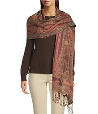 Vince Camuto All Over Paisley Scarf Wrap