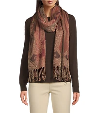 Vince Camuto All Over Paisley Scarf Wrap