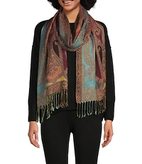 Vince Camuto All Over Paisley Scarf Wrap