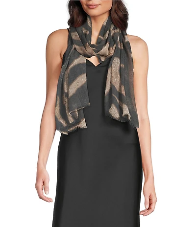 Vince Camuto Animal Stripe Scarf Wrap