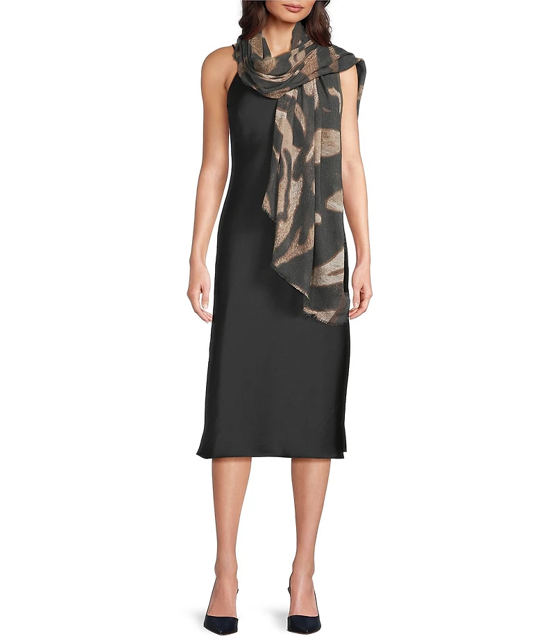 Vince Camuto Animal Stripe Scarf Wrap