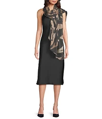 Vince Camuto Animal Stripe Scarf Wrap
