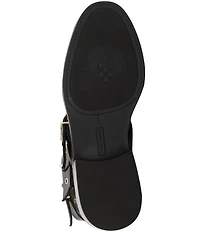 Vince Camuto Arielle Leather Multi Buckle Hardware Moto Booties