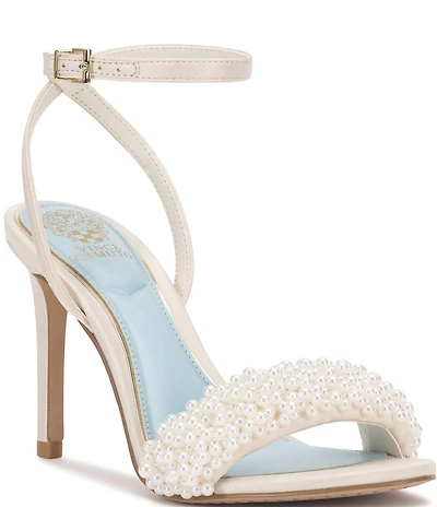 Vince Camuto Arleem Beaded Band Ankle High Heel Sandals