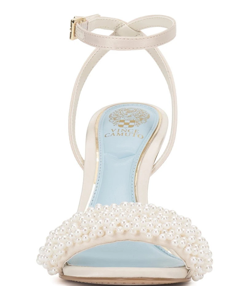 Vince Camuto Arleem Beaded Band Ankle High Heel Sandals