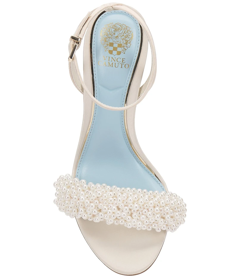 Vince Camuto Arleem Beaded Band Ankle High Heel Sandals