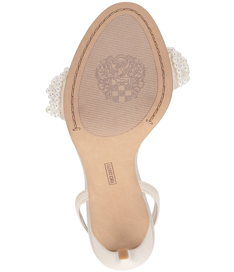 Vince Camuto Arleem Beaded Band Ankle High Heel Sandals