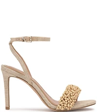 Vince Camuto Arleem Beaded Band Ankle High Heel Sandals