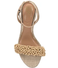 Vince Camuto Arleem Beaded Band Ankle High Heel Sandals