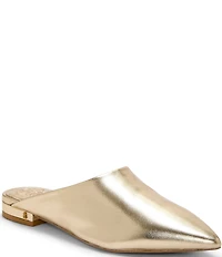 Vince Camuto Arlette Leather Pointed Toe Mules