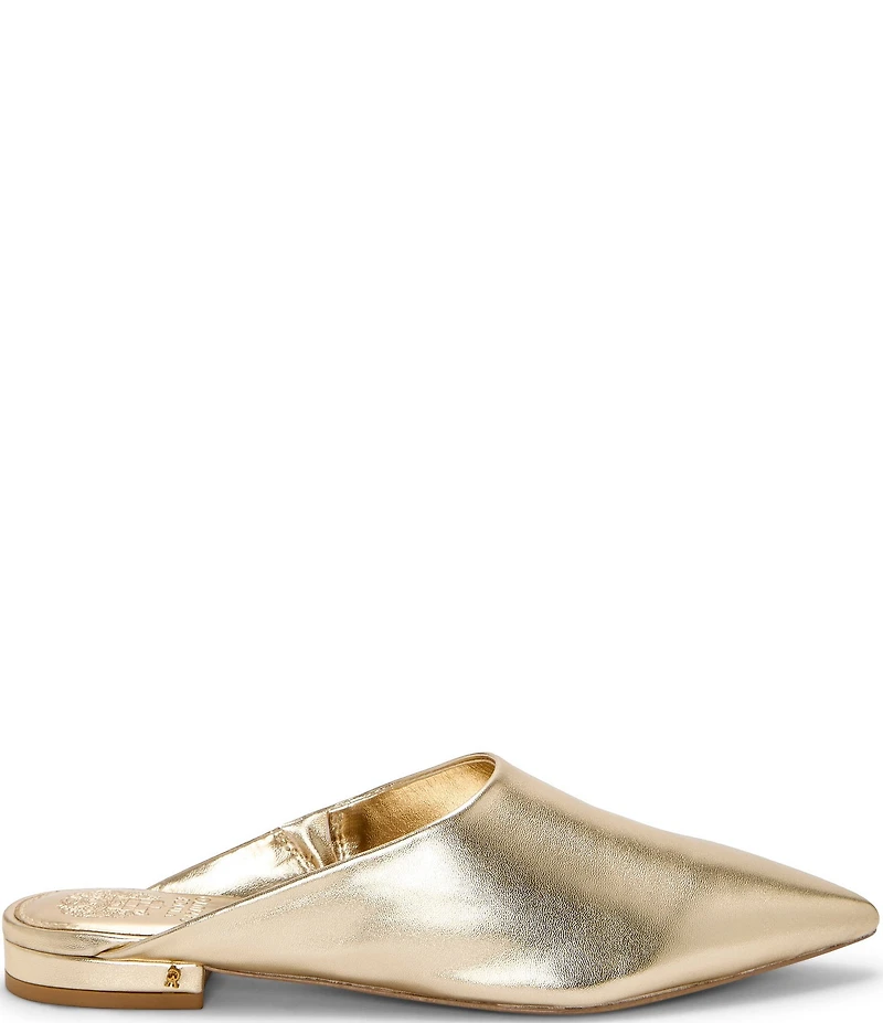 Vince Camuto Arlette Leather Pointed Toe Mules