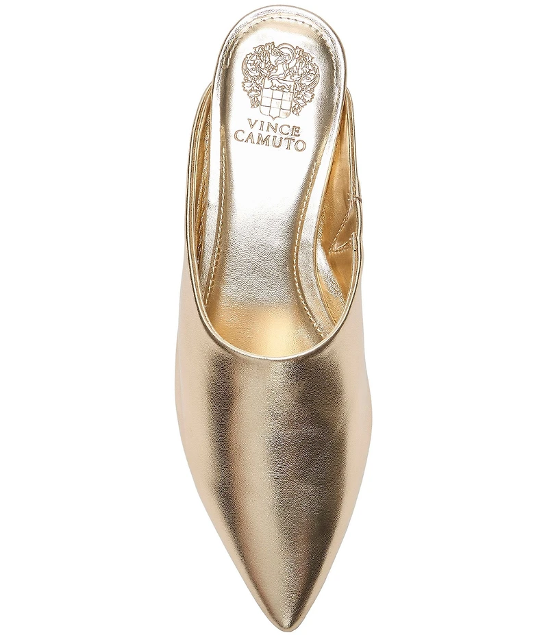 Vince Camuto Arlette Leather Pointed Toe Mules