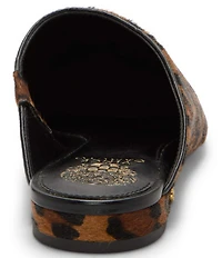 Vince Camuto Arlette Leopard Print Haircalf Pointed Toe Mules