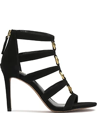 Vince Camuto Azelie Suede Hardware Detail Gladiator Dress Sandals