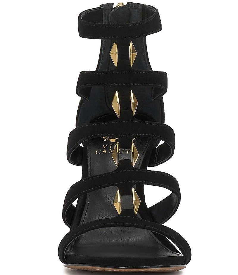 Vince Camuto Azelie Suede Hardware Detail Gladiator Dress Sandals