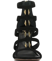 Vince Camuto Azelie Suede Hardware Detail Gladiator Dress Sandals
