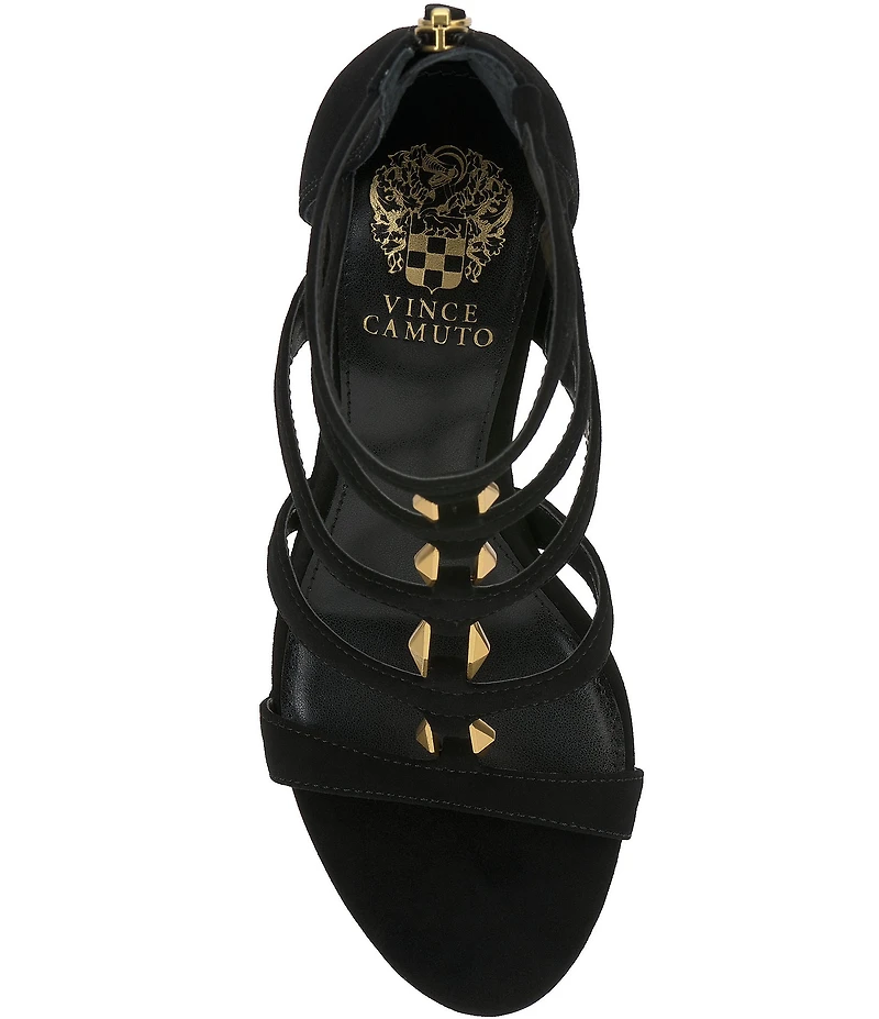Vince Camuto Azelie Suede Hardware Detail Gladiator Dress Sandals