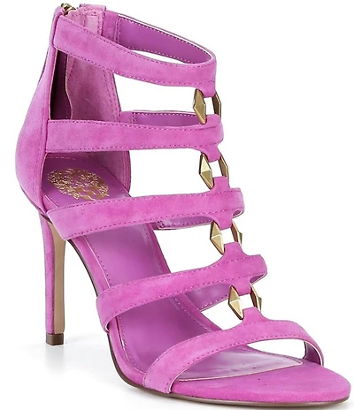 Vince Camuto Azelie Suede Hardware Detail Gladiator Dress Sandals