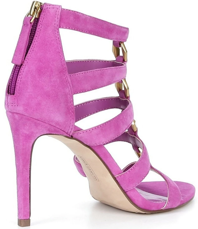 Vince Camuto Azelie Suede Hardware Detail Gladiator Dress Sandals