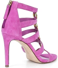 Vince Camuto Azelie Suede Hardware Detail Gladiator Dress Sandals