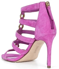 Vince Camuto Azelie Suede Hardware Detail Gladiator Dress Sandals