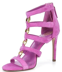 Vince Camuto Azelie Suede Hardware Detail Gladiator Dress Sandals