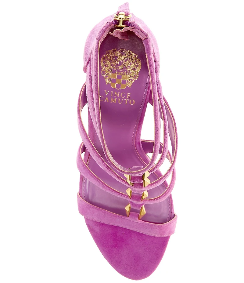 Vince Camuto Azelie Suede Hardware Detail Gladiator Dress Sandals