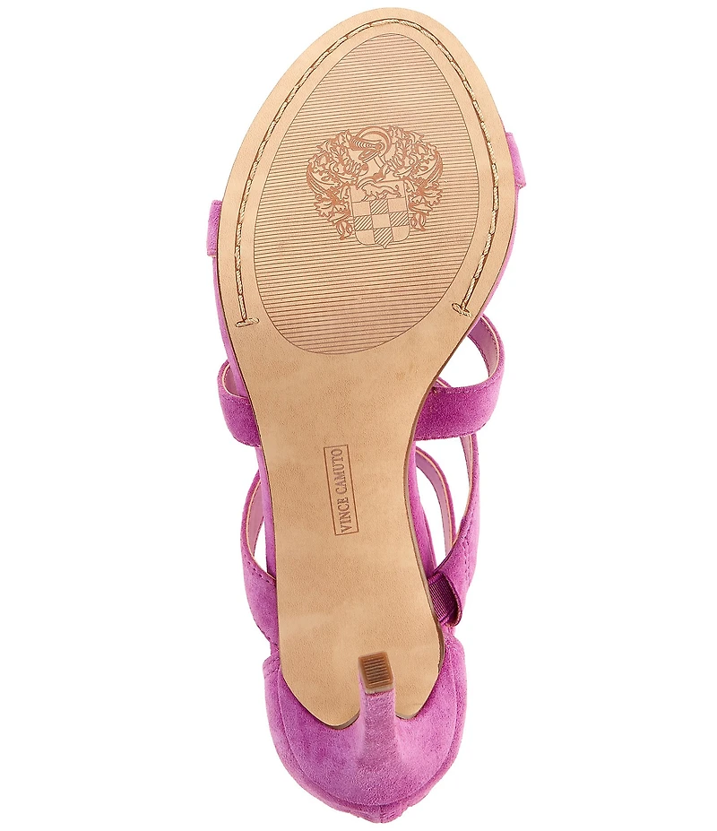 Vince Camuto Azelie Suede Hardware Detail Gladiator Dress Sandals