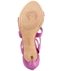 Vince Camuto Azelie Suede Hardware Detail Gladiator Dress Sandals