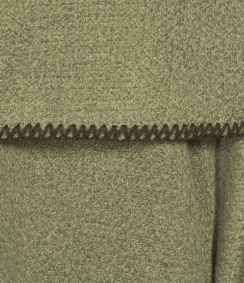 Vince Camuto Basketweave Whipstitch Fringe Scarf Wrap