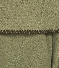 Vince Camuto Basketweave Whipstitch Fringe Scarf Wrap