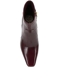 Vince Camuto Bayla Croco Printed Leather Booties