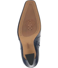 Vince Camuto Bayla Croco Printed Leather Booties